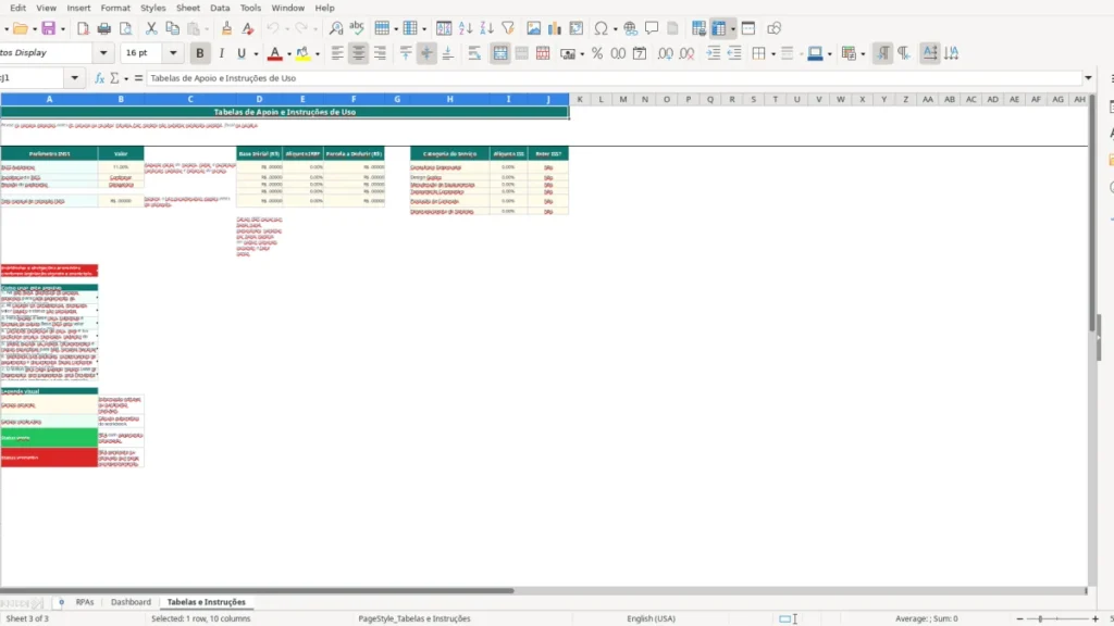 Tabelas e Instruções – RPA Excel – Planilha Grátis (2026)